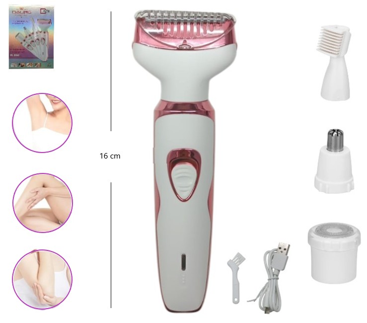 DEPILADOR ELECTRICA RECARGABLE 4 EN 1