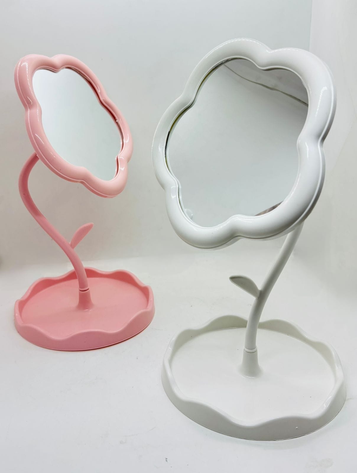 ESPEJO FLOR MOVIL C/BASE COLORES