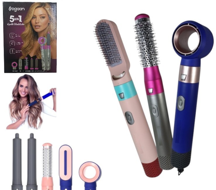 SET 5 EN 1 MOLDEADOR RIZADORA