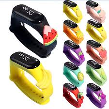 RELOJ TACTIL CON DISEÑO DE FRUTAS