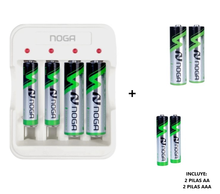 CARGADOR USB + PILAS