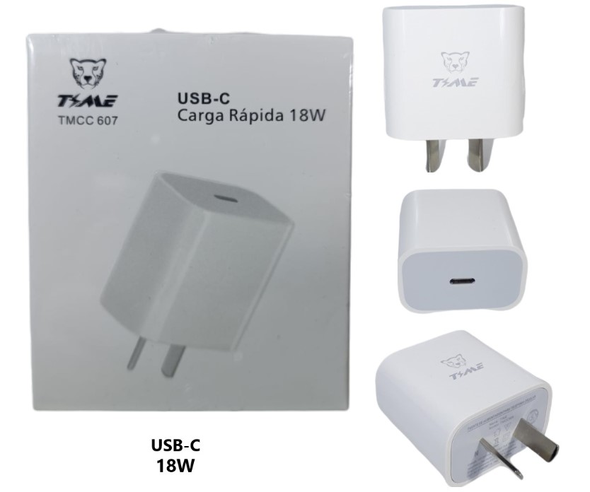 CARGADOR TIME USB TIPO C 18W