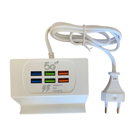 CARGADOR 6 PUERTOS USB 5G