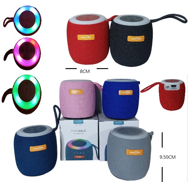 PARLANTE CON LUZ/ BT/ FM/ MP3