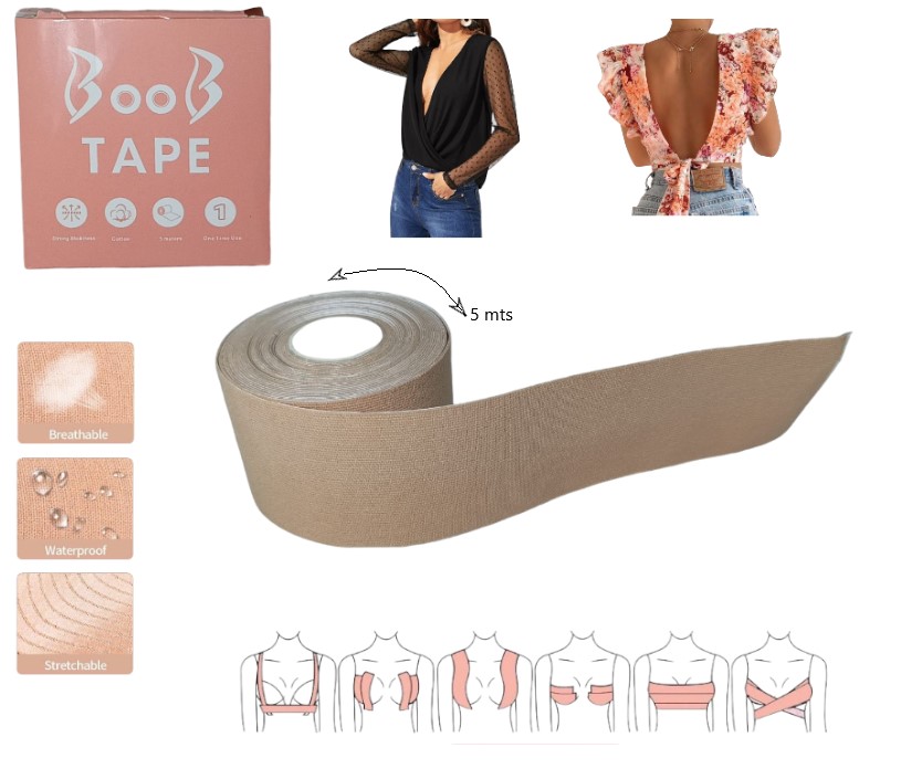 CINTA ADHESIVA PARA ESCOTES