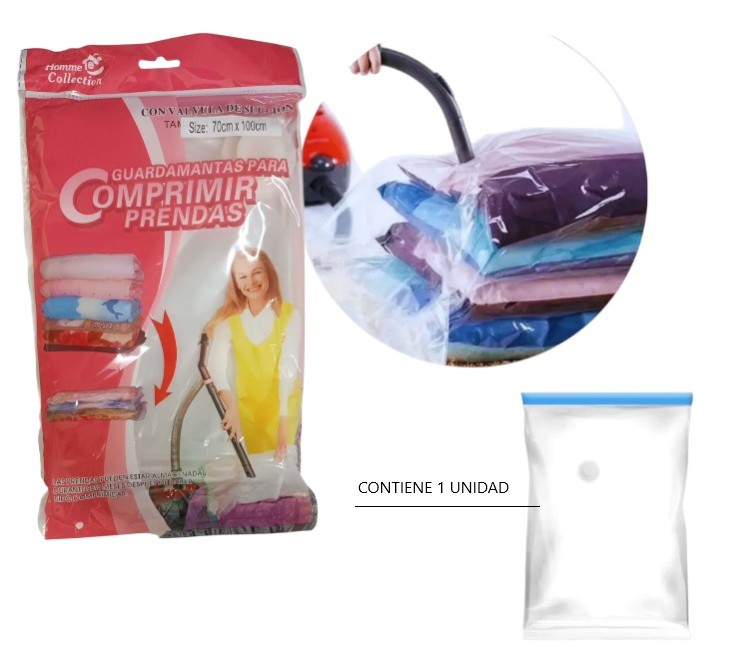 BOLSA GUARDAMANTAS AL VACIO 80CM X 120CM