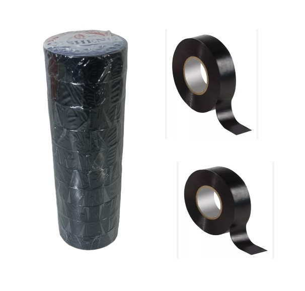 CINTA AISLANTE NEGRA X10 UNIDAES