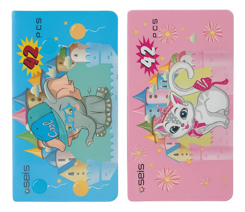 KIT ESCOLAR INFANTIL 42 PIEZAS MARCADORES ACUARELAS CRAYONES