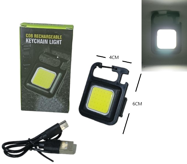 LUZ DE LLAVERO RECARGABLE COB