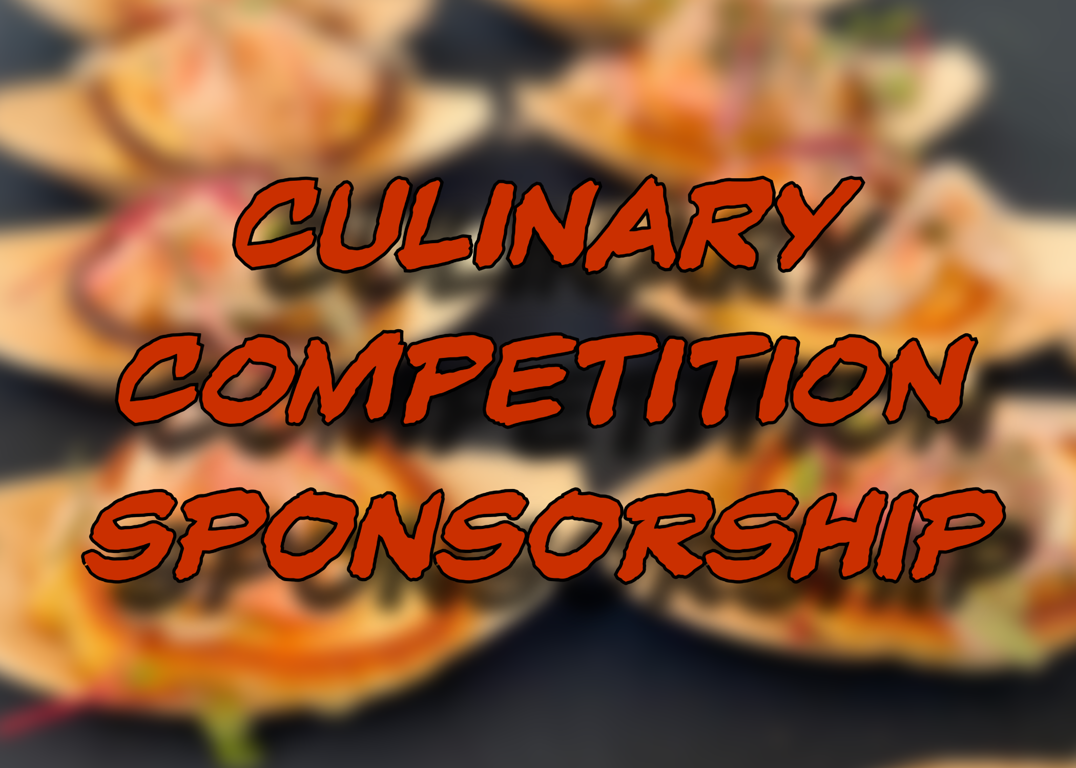 Culinary Competition Sponsor