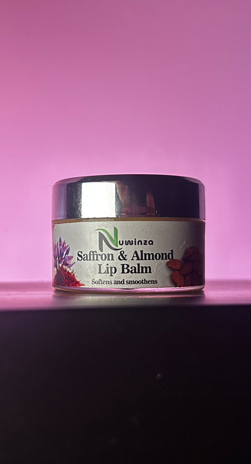 Nuwinza Saffron & Almond Lip Balm