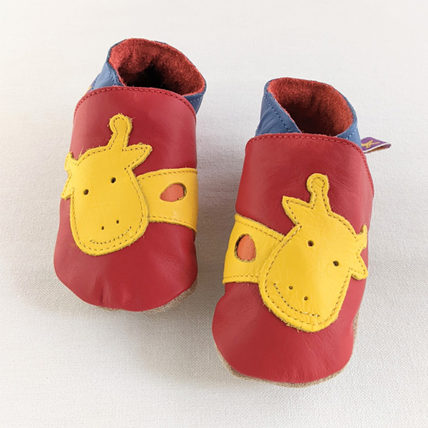 微笑长颈鹿/绯红/12cm*6-12个月