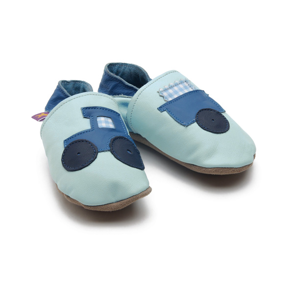 トラクター（ベビーブルー）LR*12cm*0~6か月
