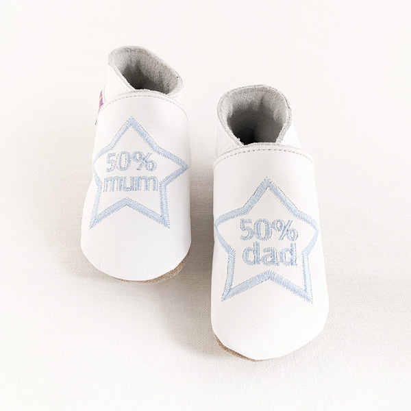 50%ホワイト＆ブルー*12cm*6-12ヶ月