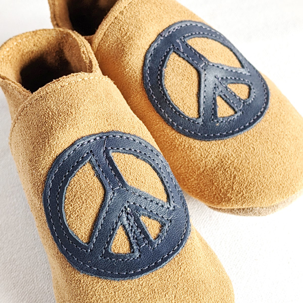 ピースベビーサンドネイビー*12cm*6-12ヶ月