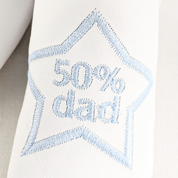 50%ホワイト＆ブルー*12cm*6-12ヶ月