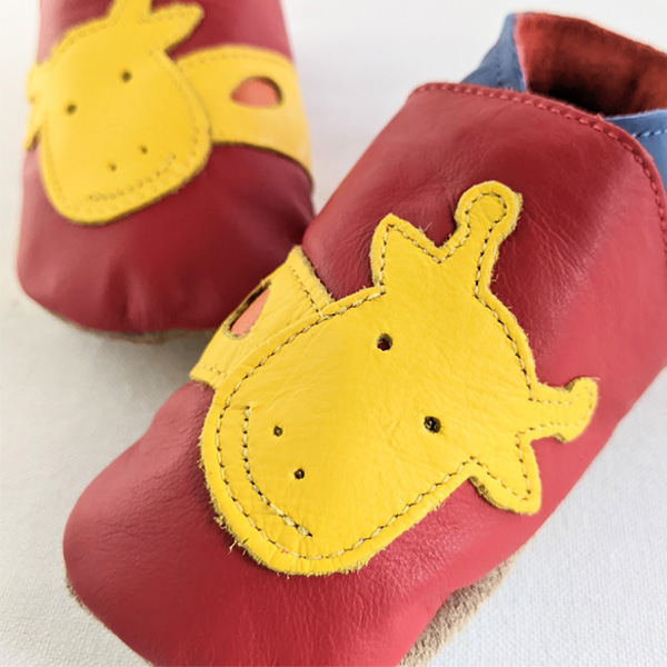 微笑长颈鹿/绯红/12cm*6-12个月