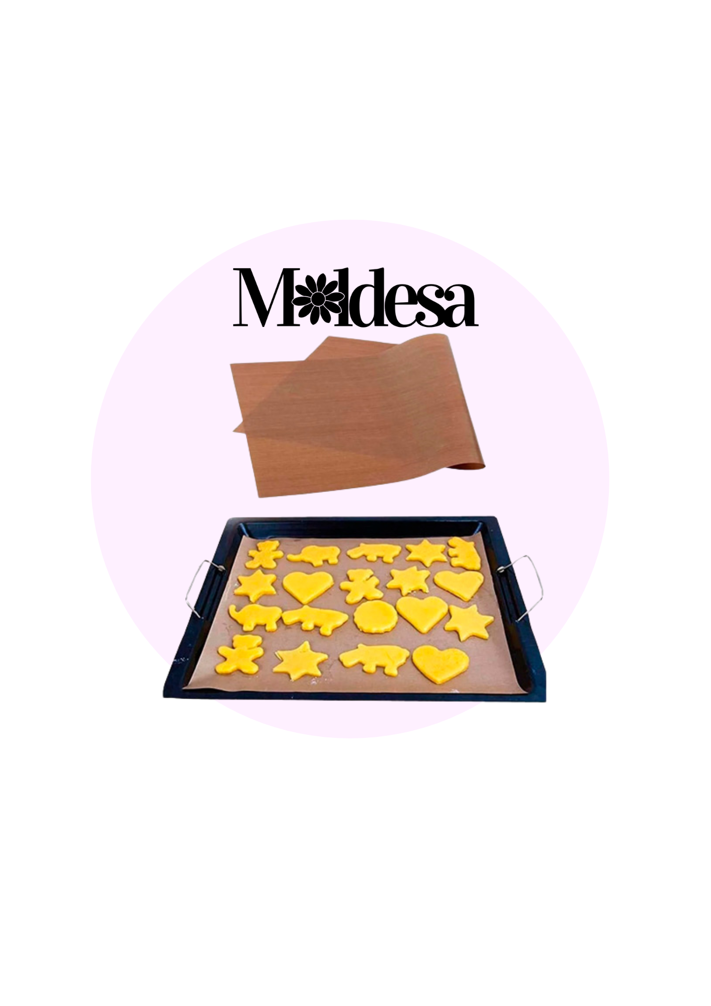 Lamina papel antiadherente para horno