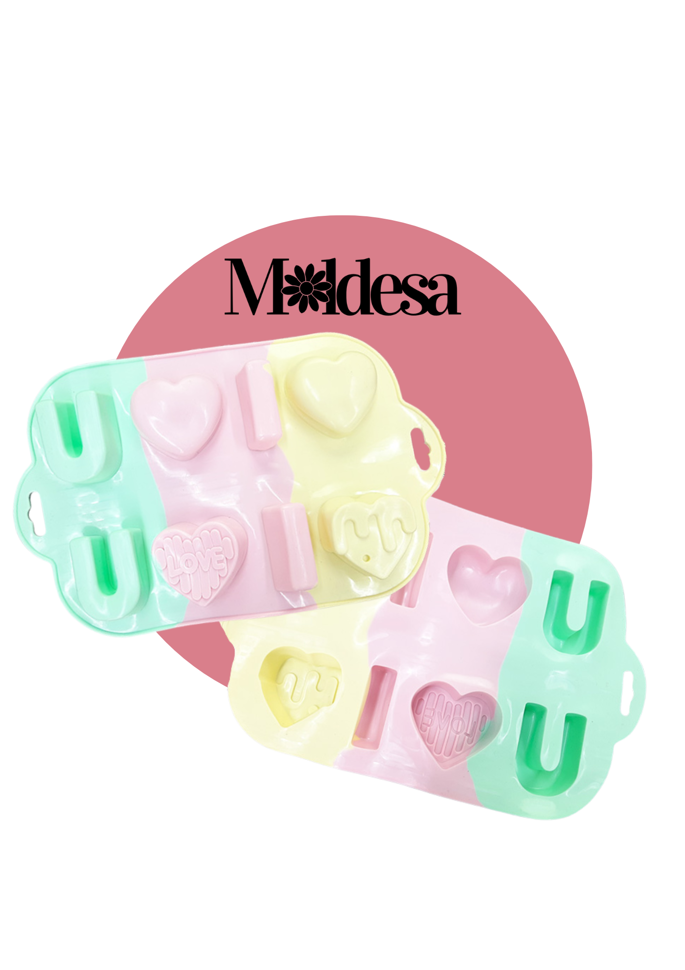 Molde de silicona I❤️U