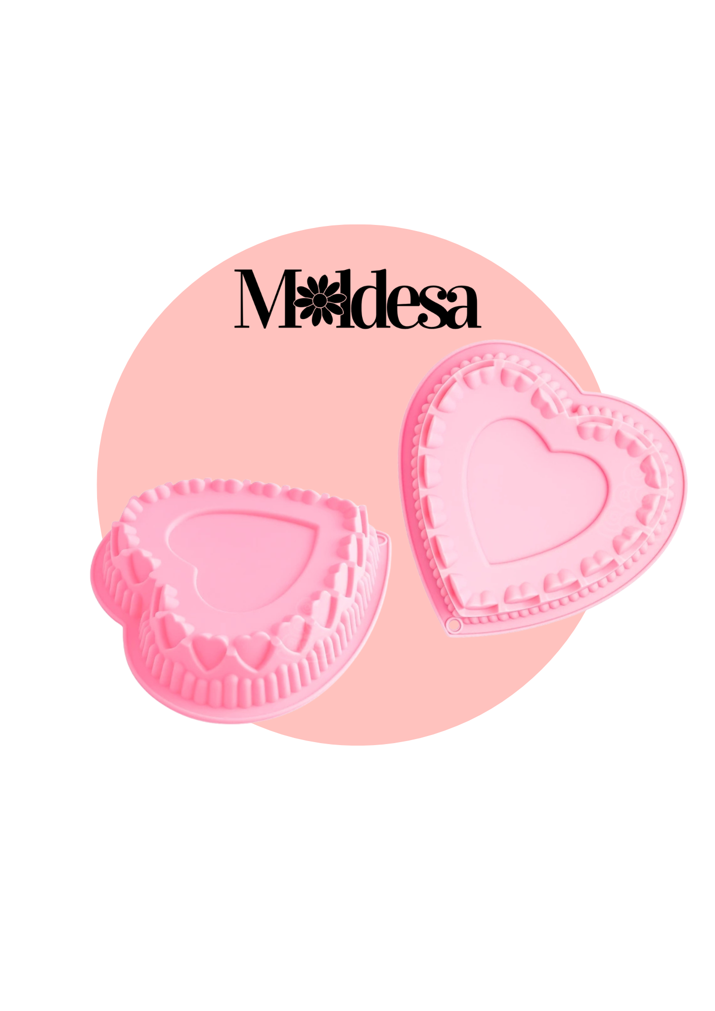 Molde de corazón para repostería
