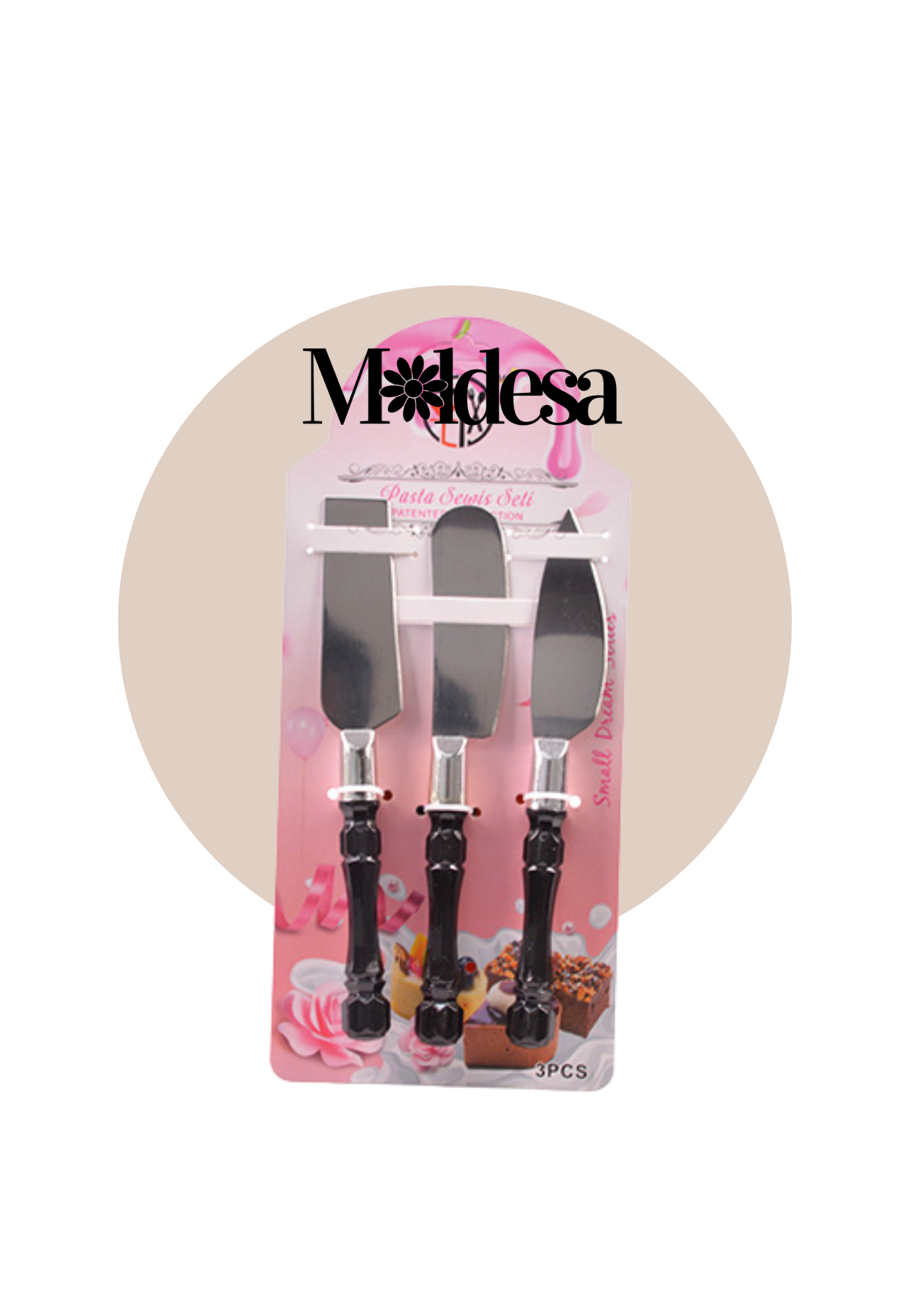Set de 3 utensilios  para queso