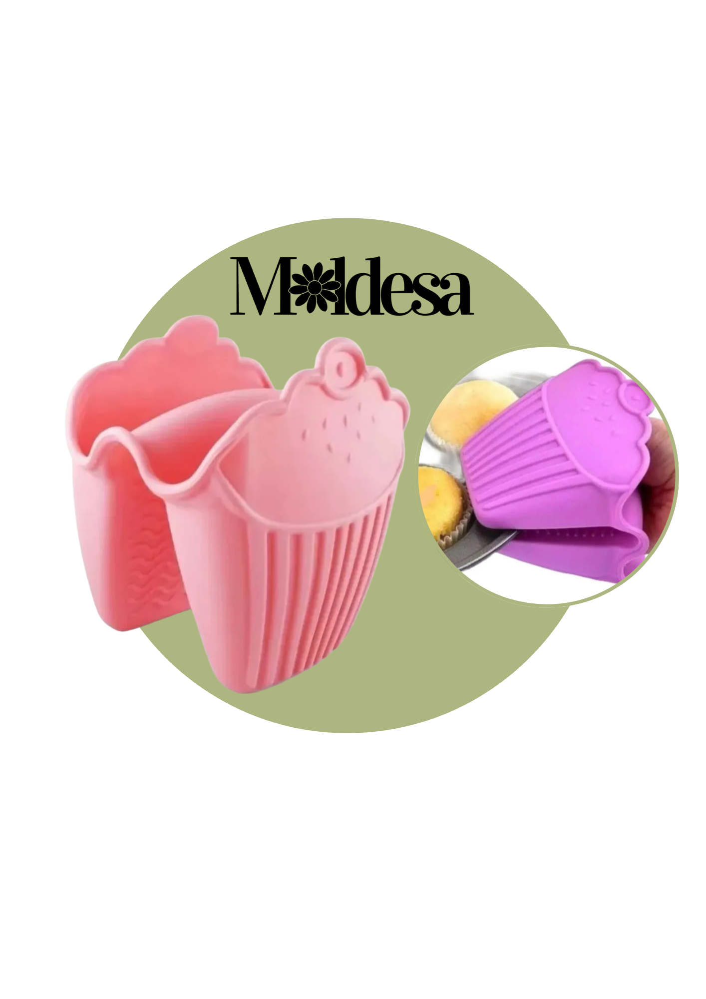 Manopla de silicona