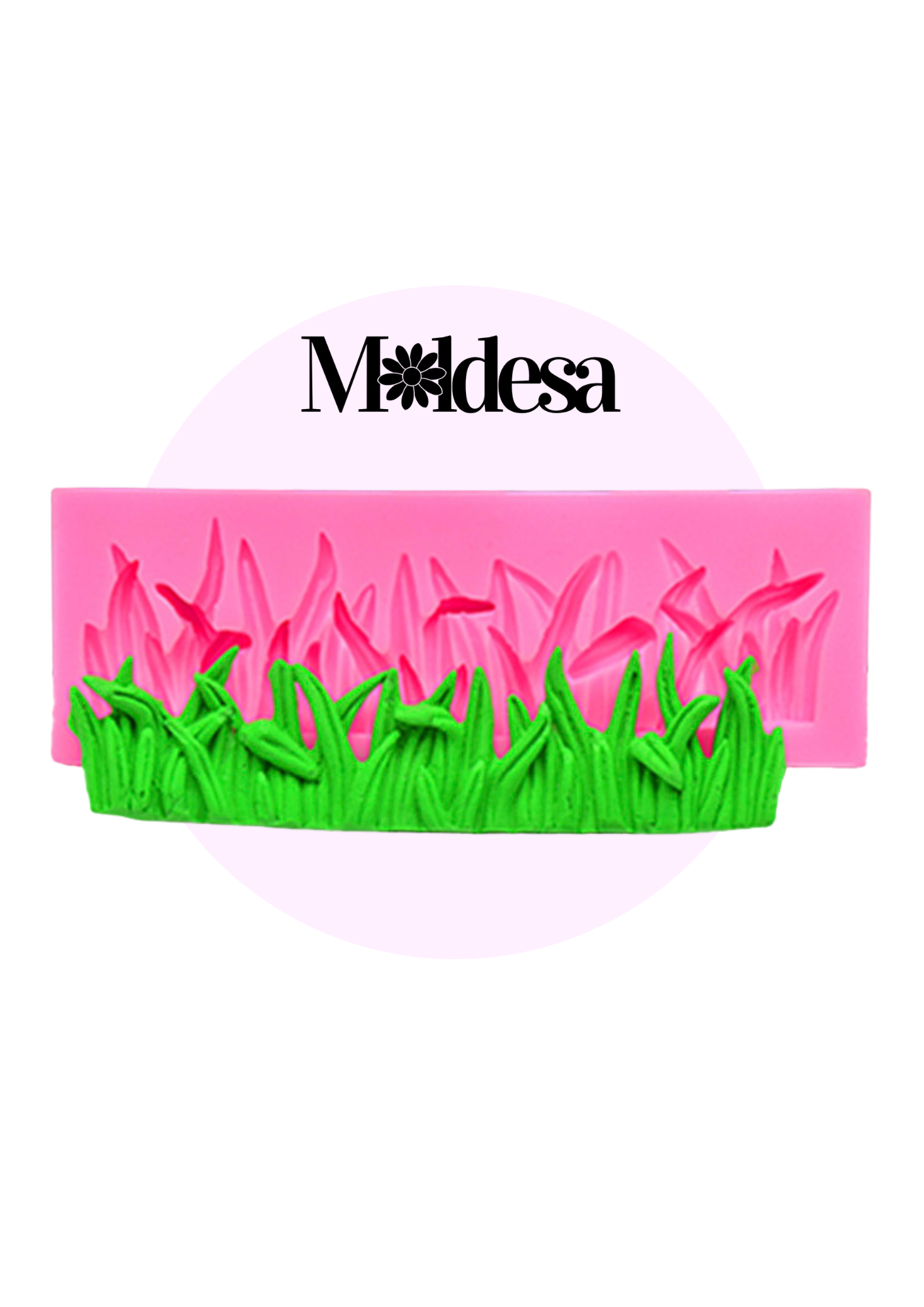 Molde de silicona para césped/pasto