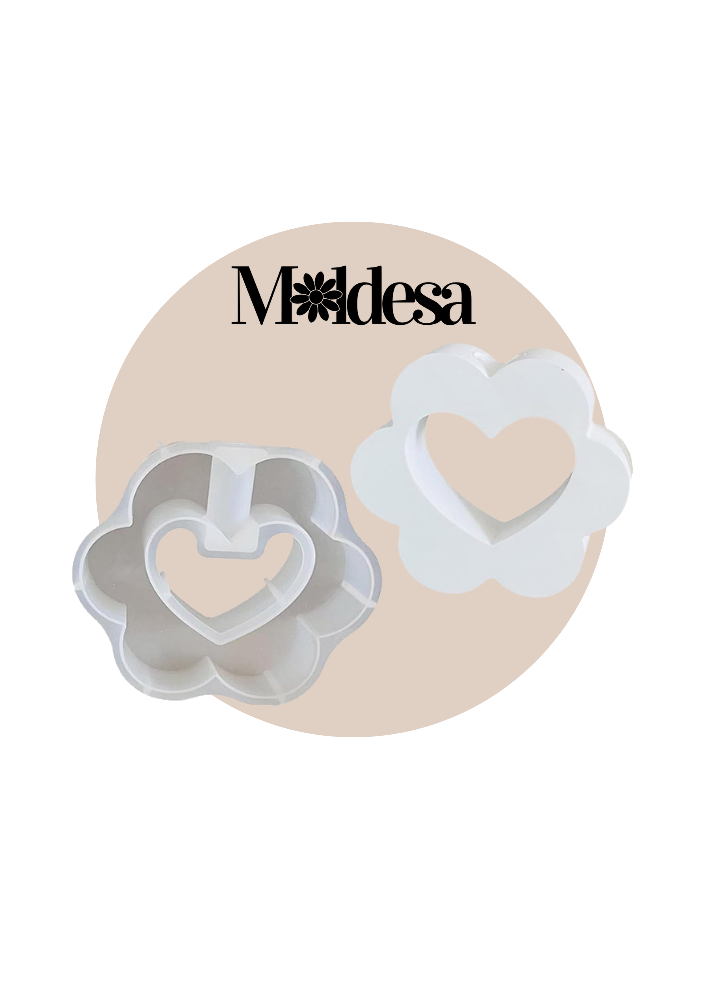 MOLDE SILICONA FLORERO HIDROPONIA