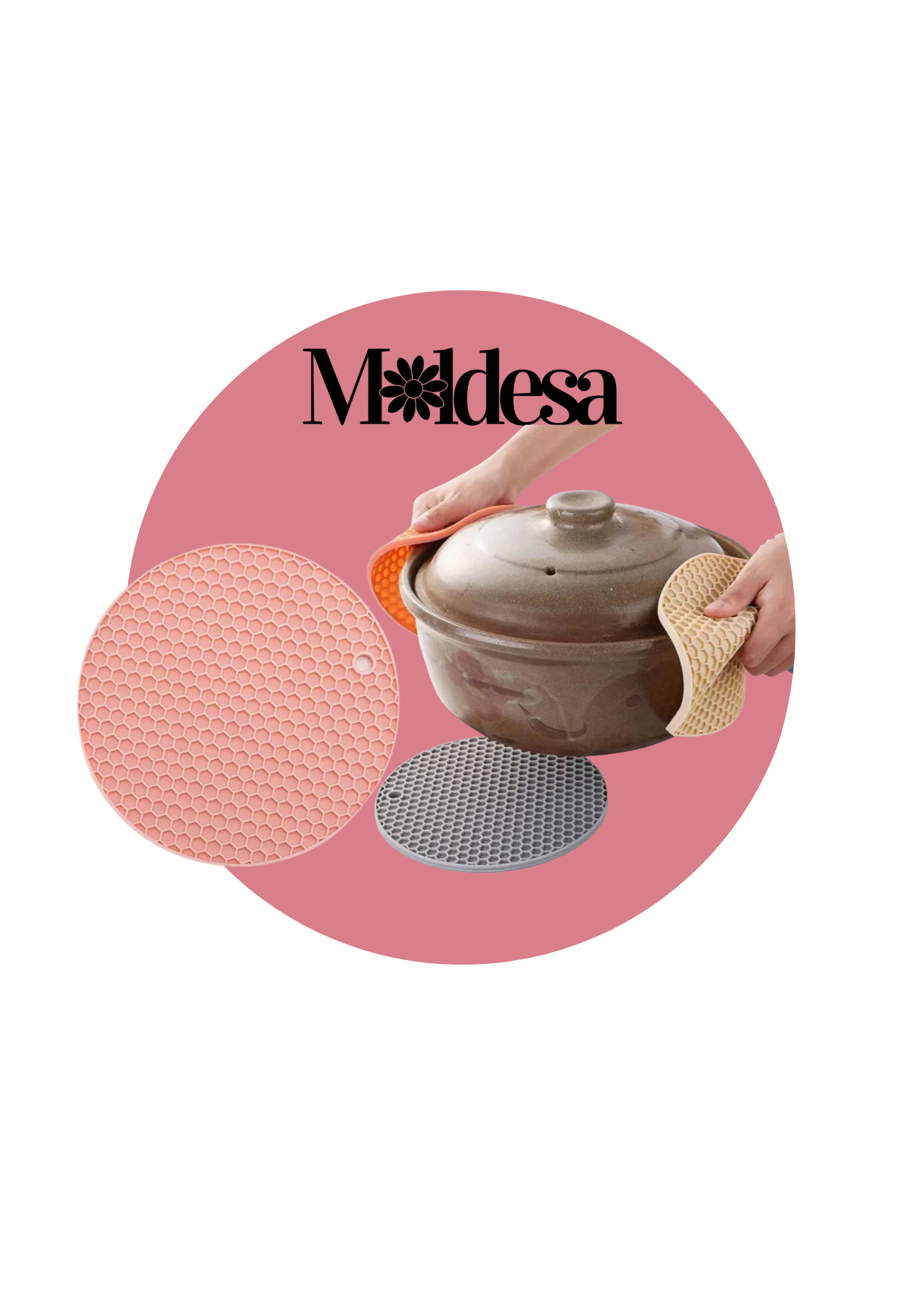 Posa pava/ollas de silicona