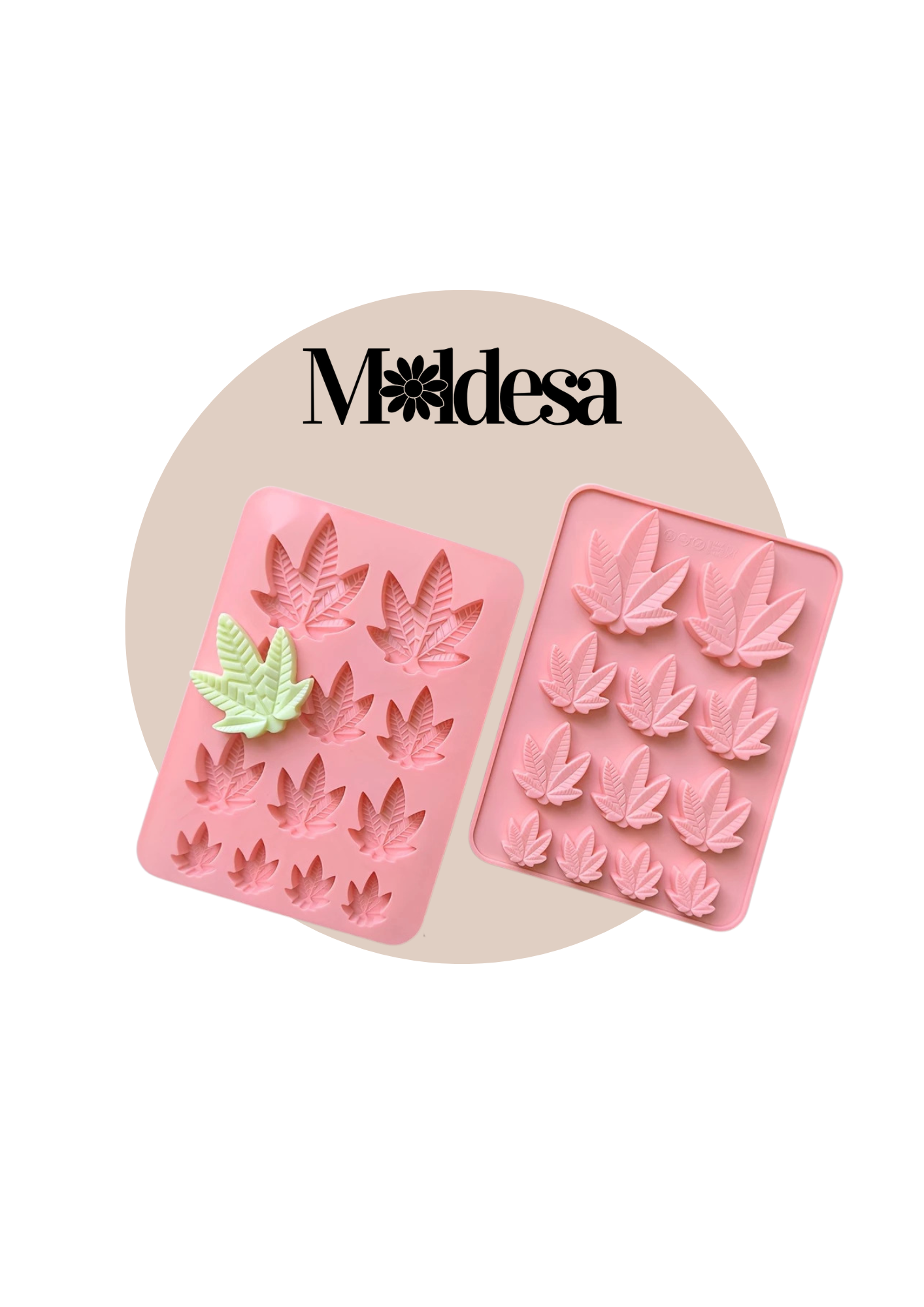 Molde de silicona hoja