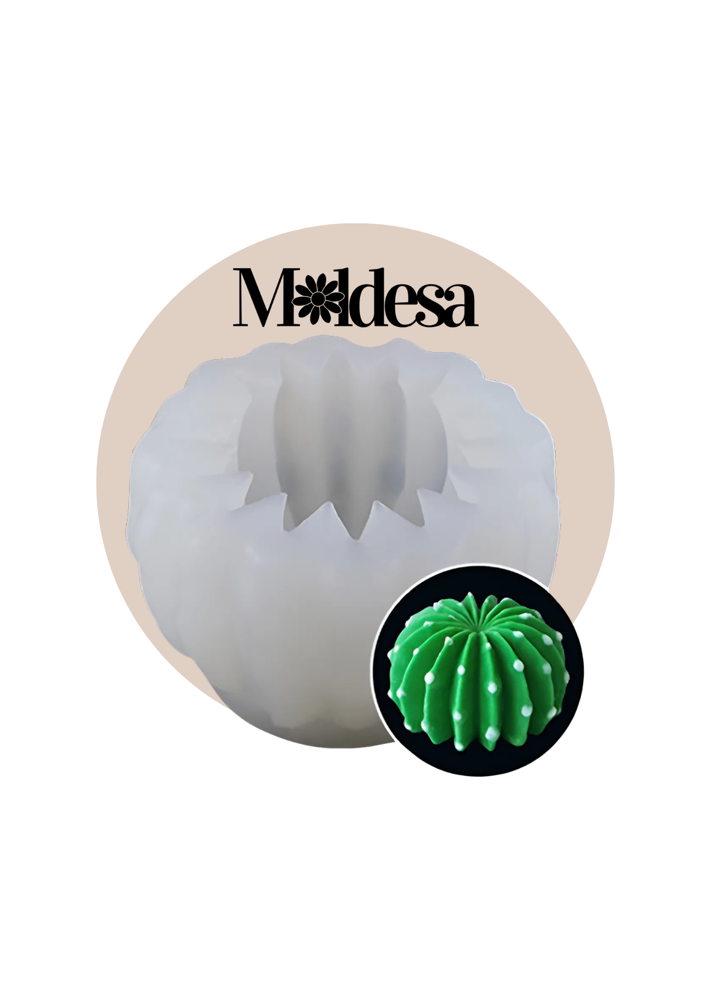 Molde de silicona para vela