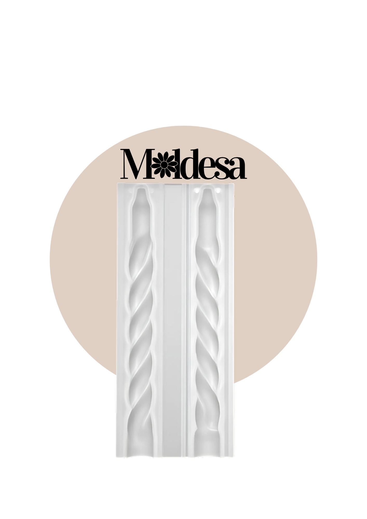 Molde para velas torneada