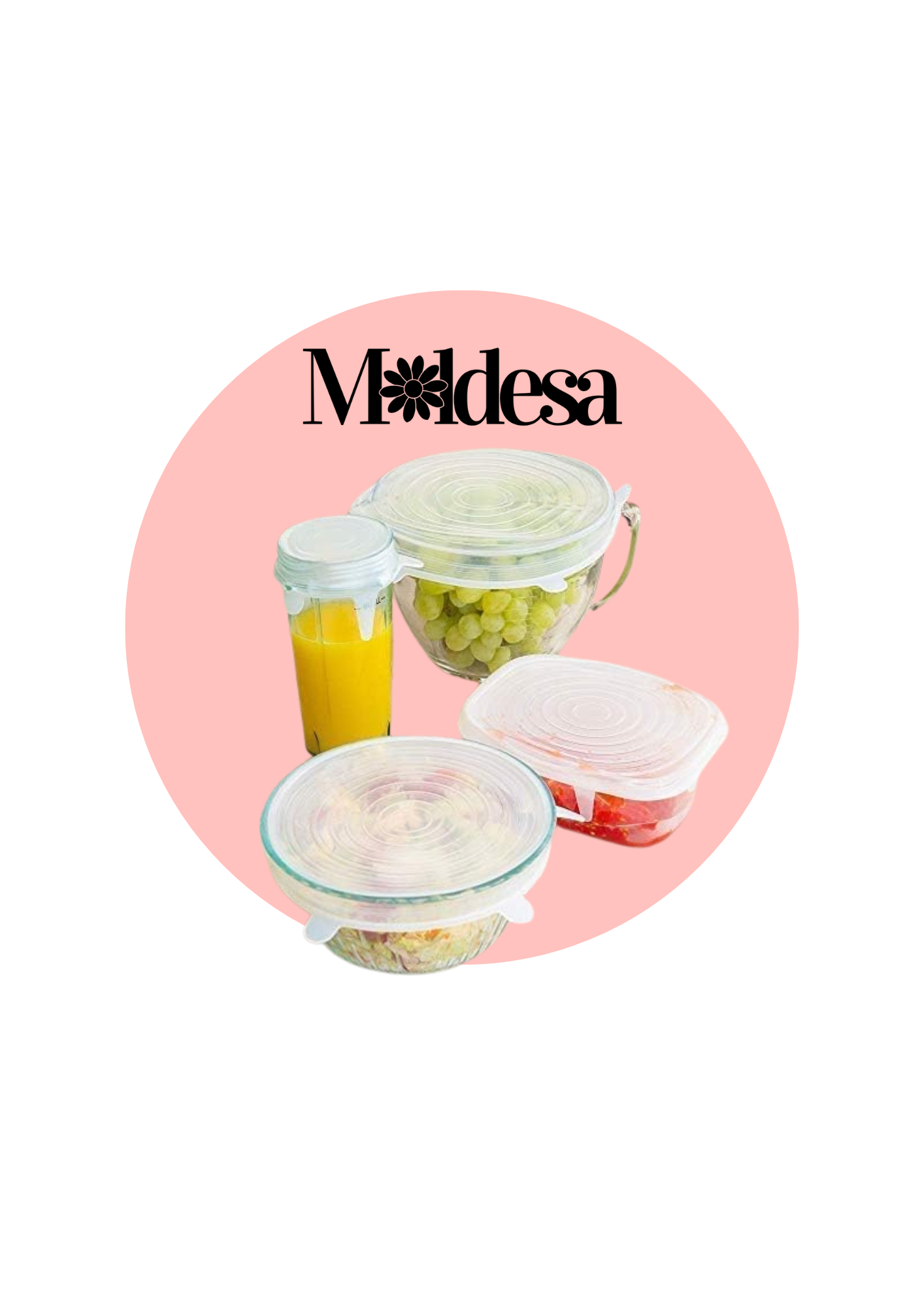 Tapas de silicona reutilizables