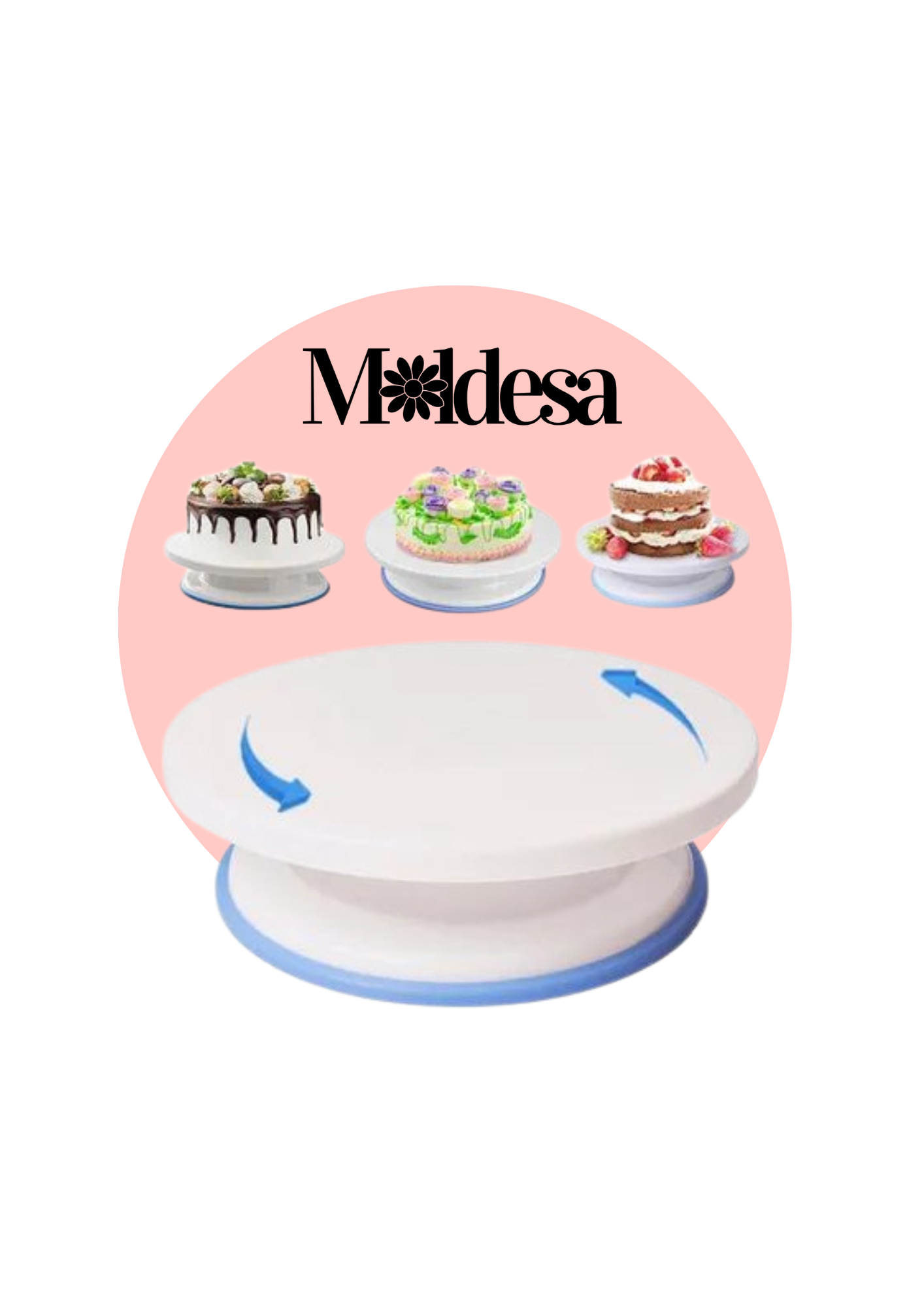 Soporte giratorio para tortas