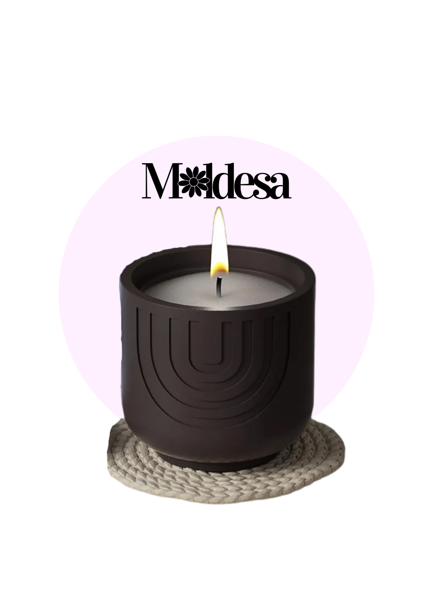 Molde silicona alhajero rayas en U