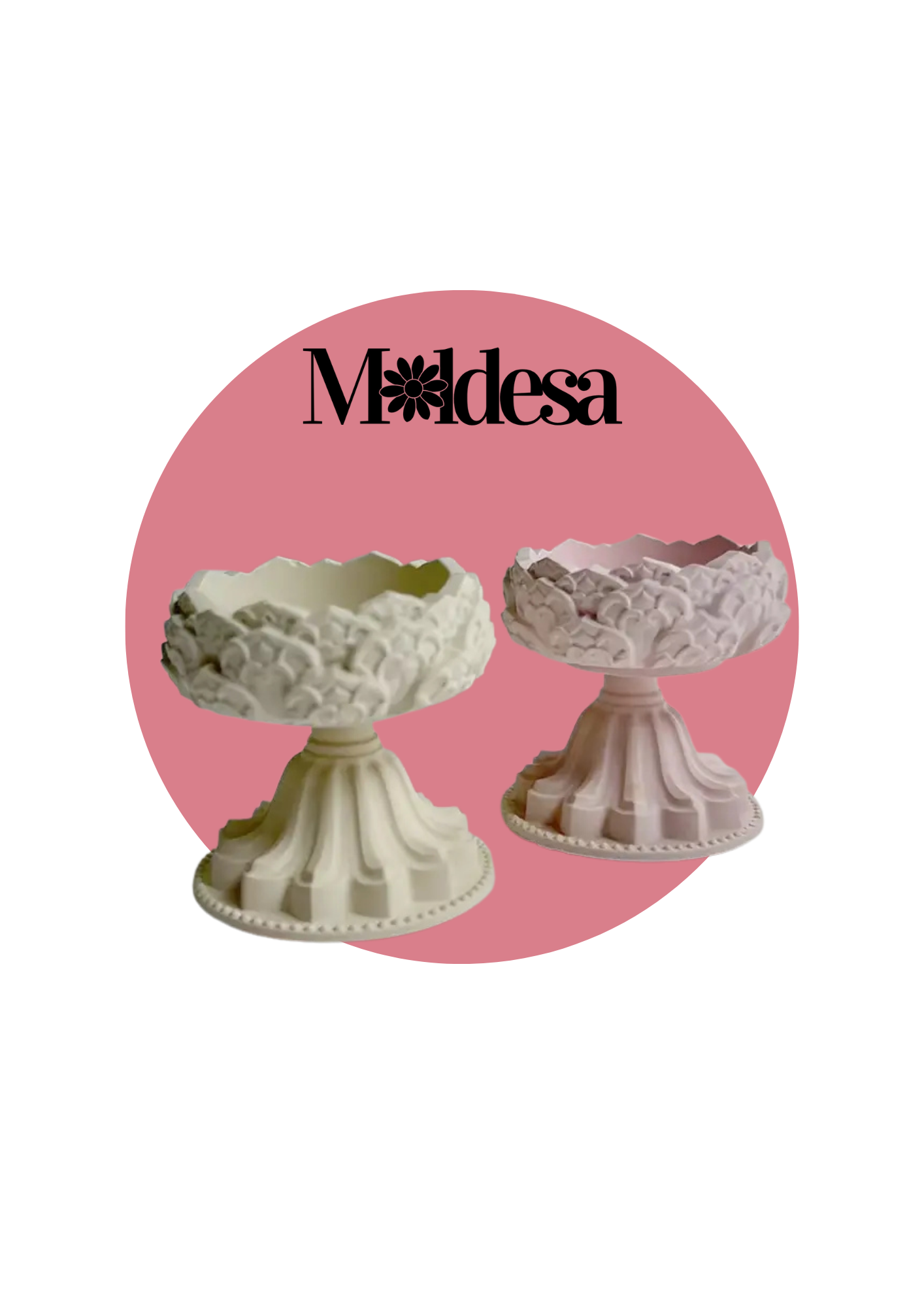 Molde de base decorativa de resina