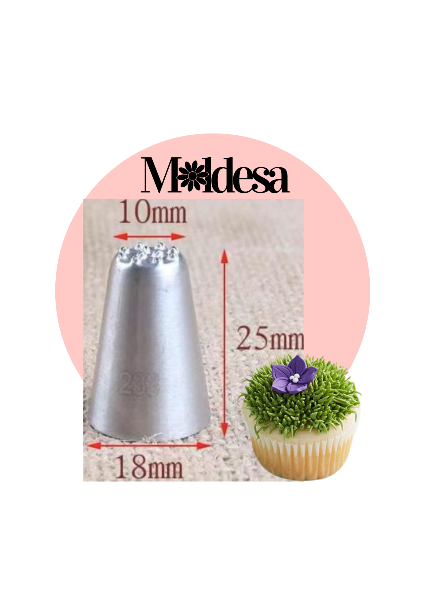 Boquilla rusa para decoración de pasteles