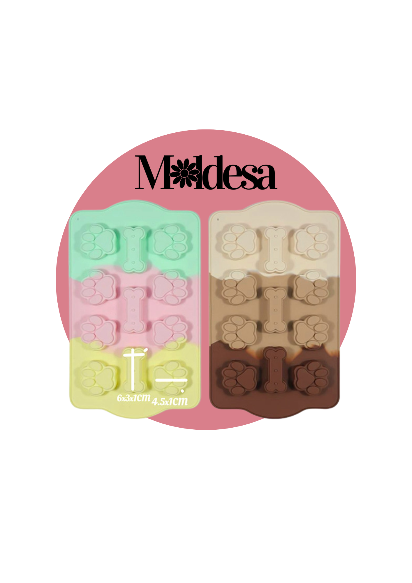 Molde de silicona para mascotas