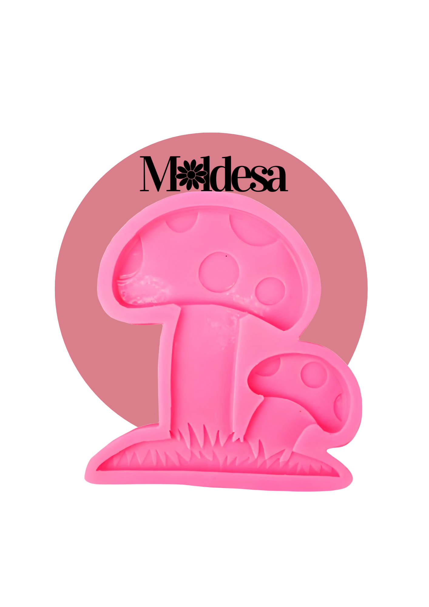Molde de silicona de 2 hongos