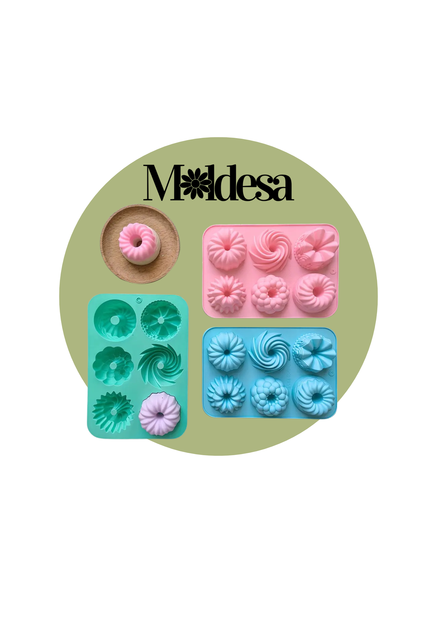 Molde de silicona para pastelería