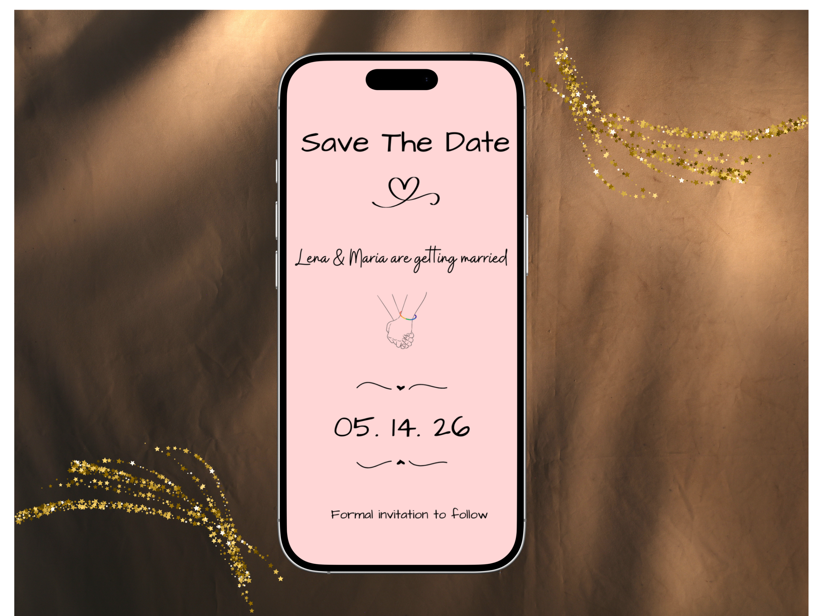 Digital Pride Bracelet Save The Date