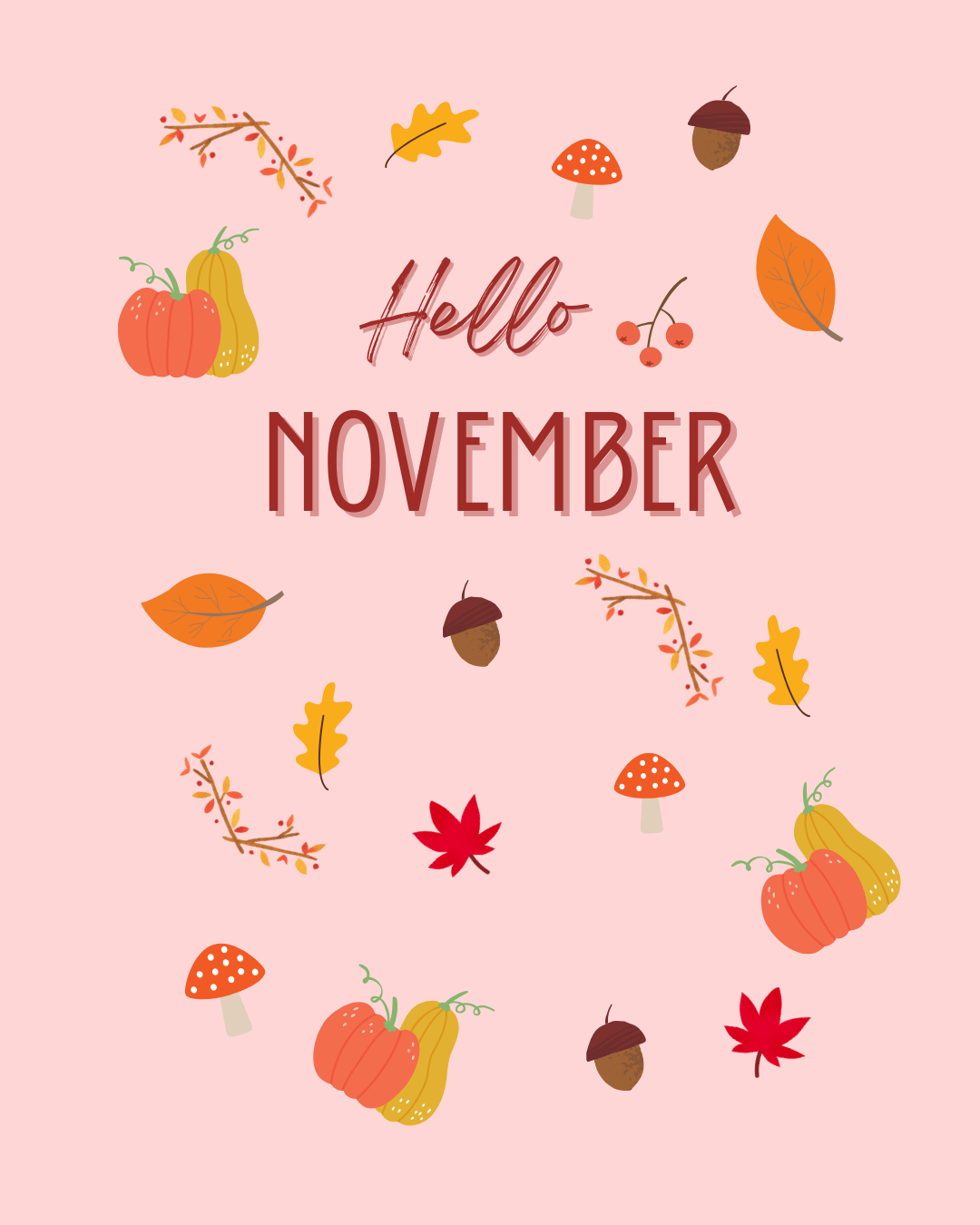 Autumn-Thanksgiving Instagram Templates