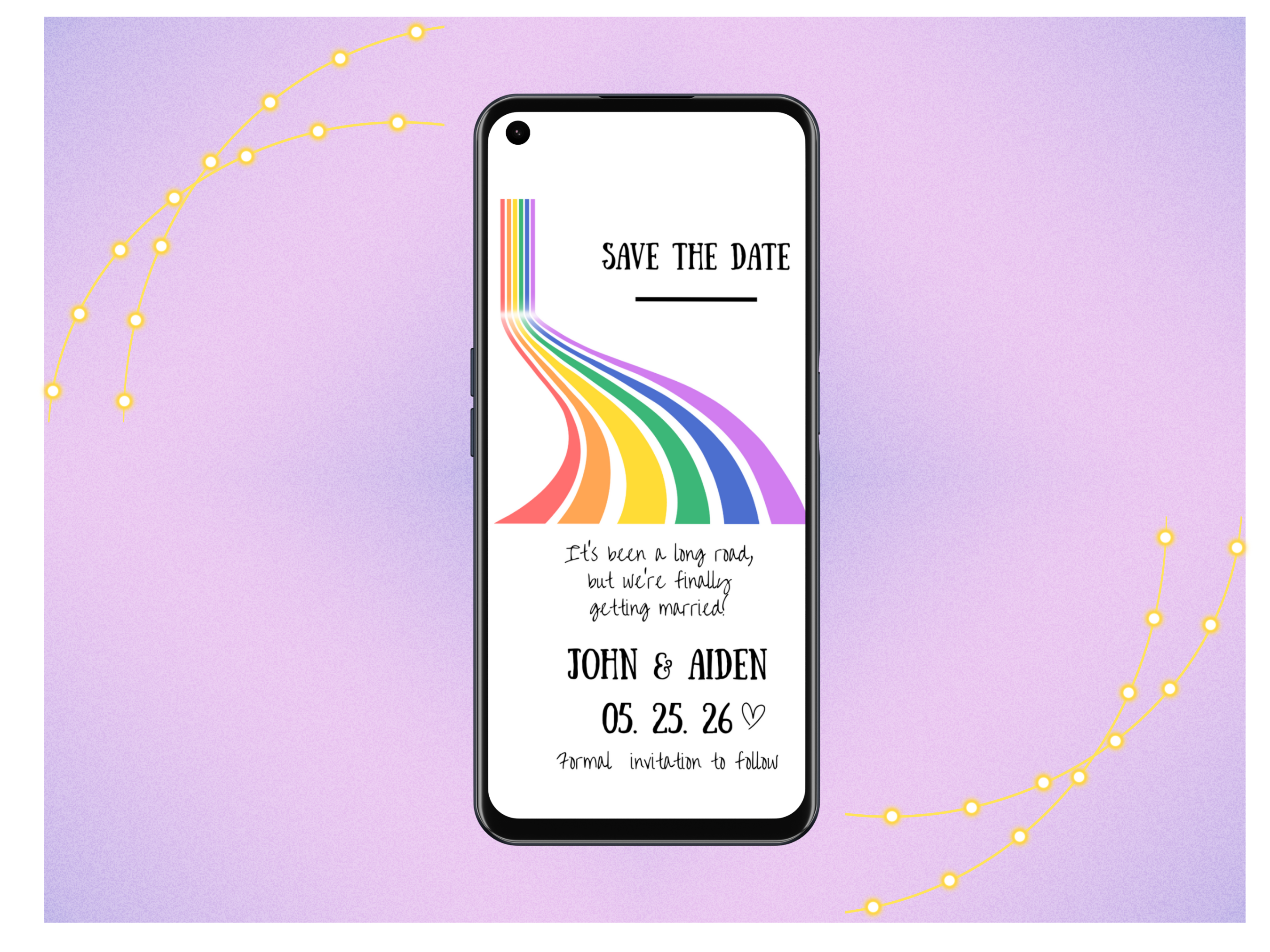 Pride Save The Date Digital Invitation