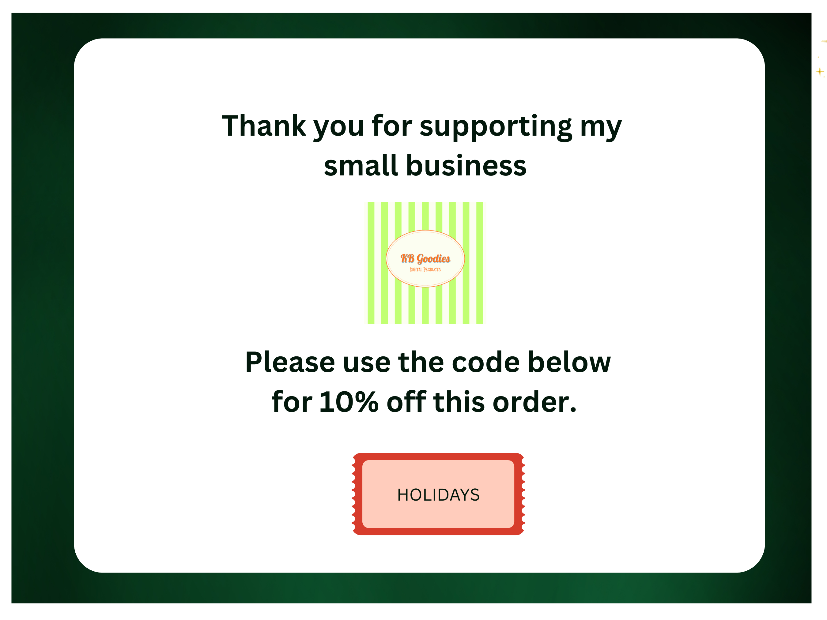 Simple, Striped Holiday Digital Invitation