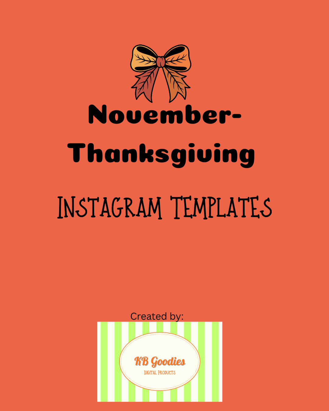 Autumn-Thanksgiving Instagram Templates