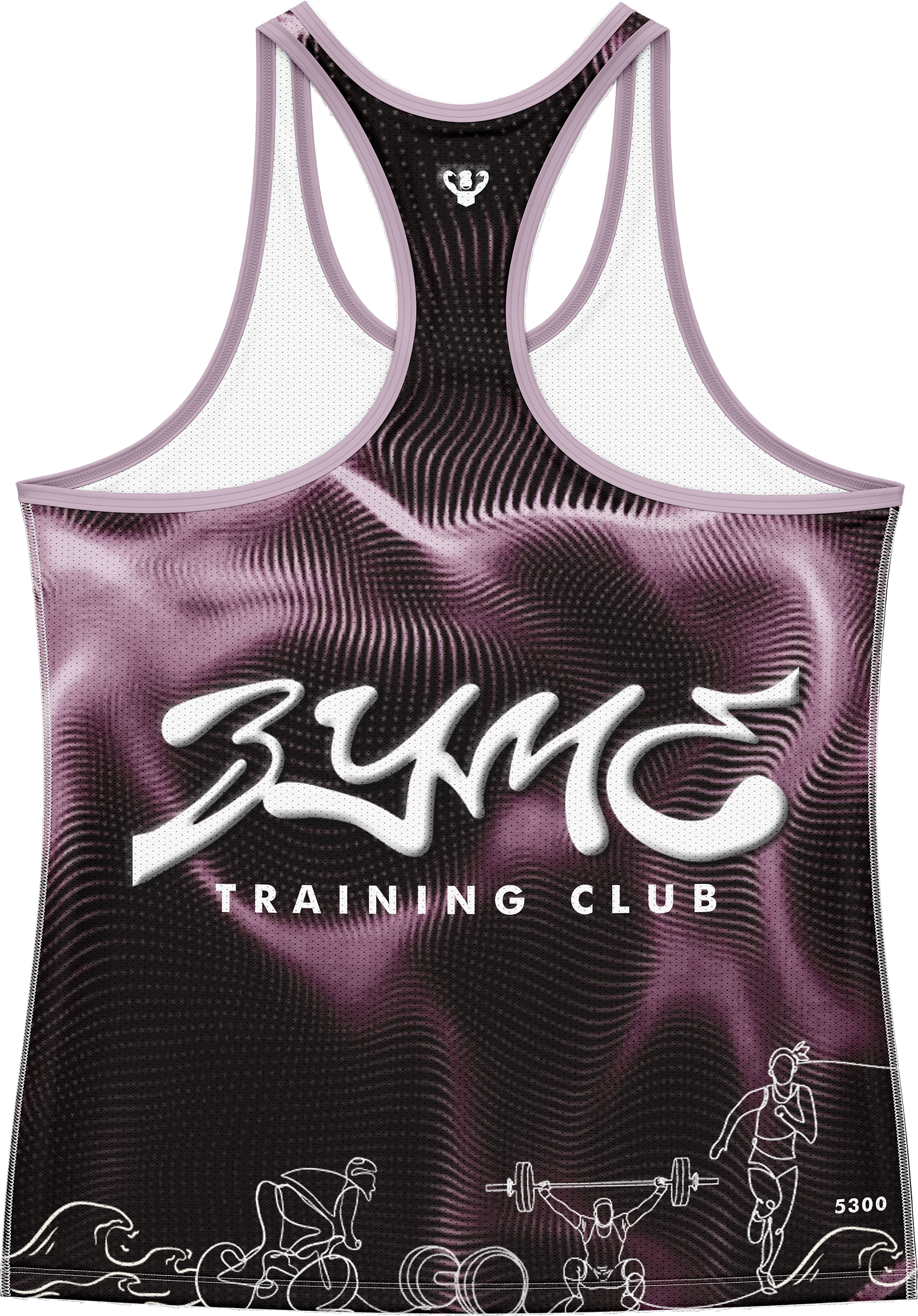 Pink Byme Performance Running Singlet