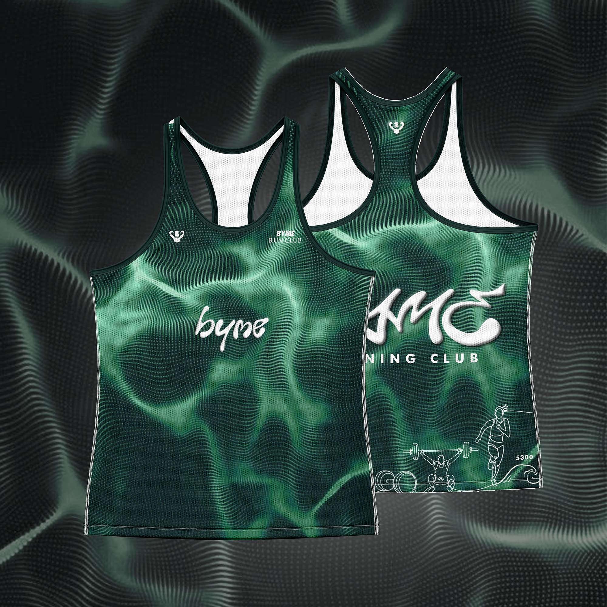 Emerald Byme Performance Running Singlet