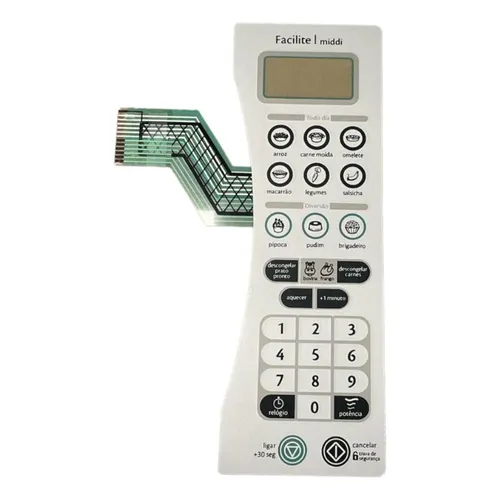 Teclado membrana micro-ondas Facilite Middi