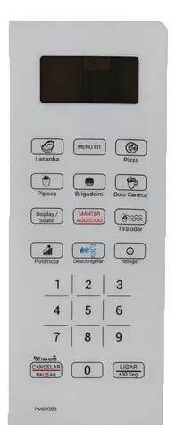 Teclado de micro-ondas