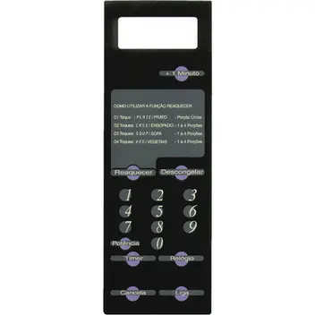 Teclado de micro-ondas